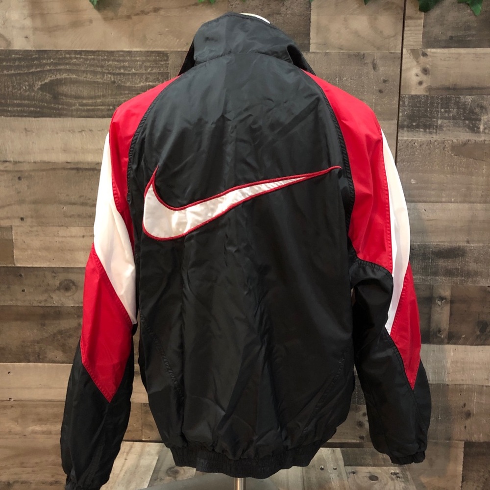 Vtg Nike Swoosh Logo Light Windbreaker Jacket